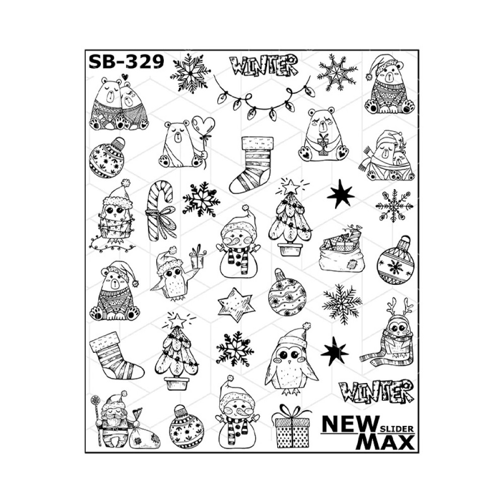 Слайдер-дизайн New Max SB-329 Новорічний настрій