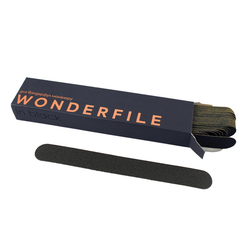 Змінні файли для пилки Wonderfile 16x1.8 см. 150 гріт. прямі. 50 шт.. колір чорний