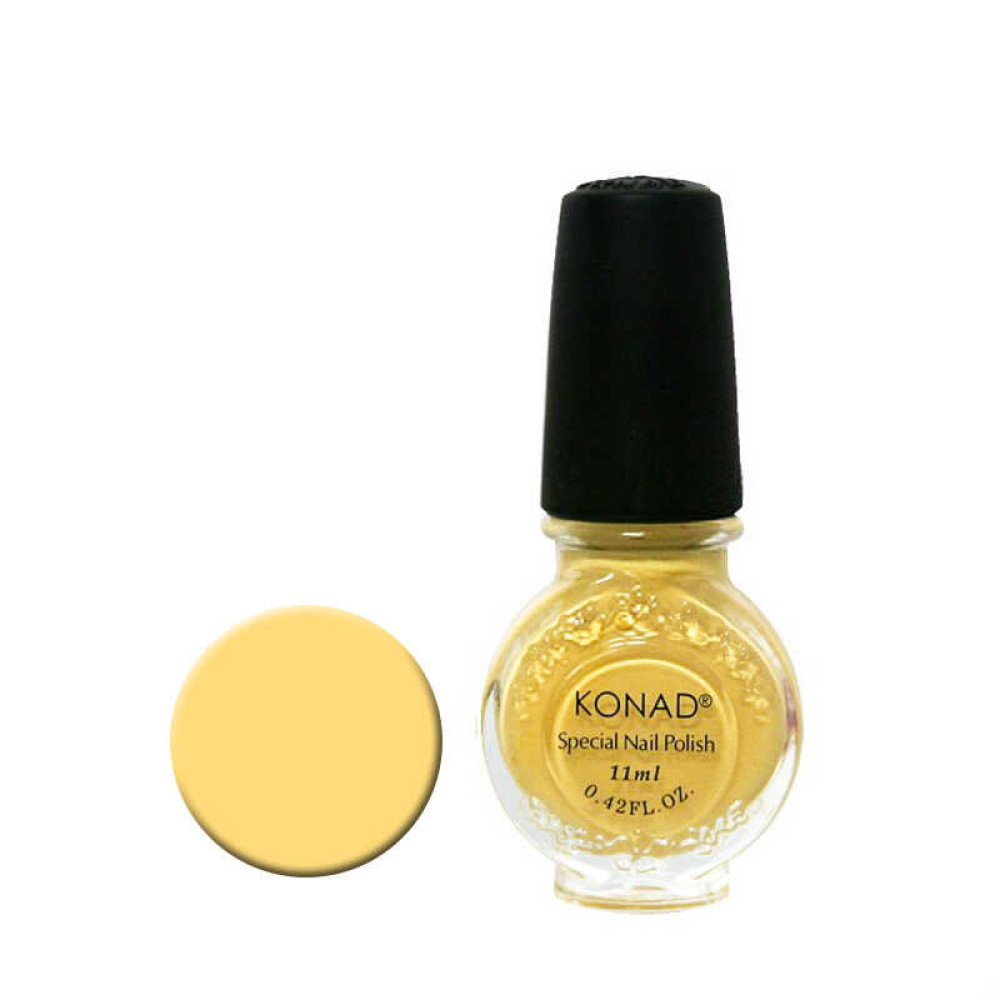 Спеціальний лак для стемпінга KONAD 11 мл. - Pastel Yellow S05 Розпродаж