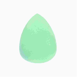 Спонж для макіяжу Powder Puff Kylie, 5,5х4 см, колір зелений