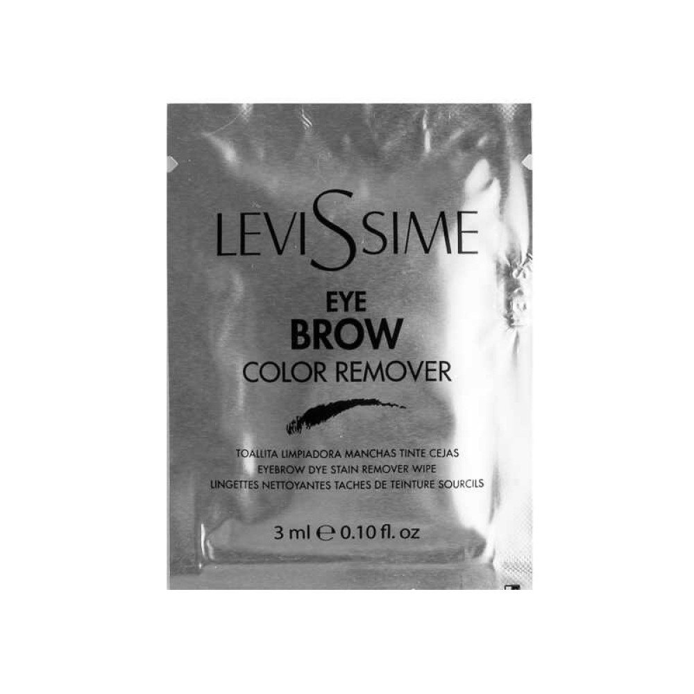 Средство для удаления краски с кожи лица Levissime Eyebrow  Color Remover, 3 мл