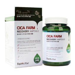 Сыворотка ампульная для лица Farmstay Cica Farm Recovery Ampoule с центеллой азиатской, 250 мл