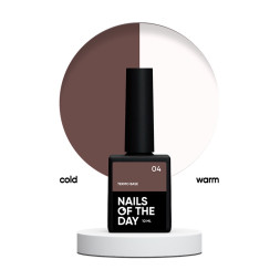 Термо база Nails Of The Day Termo Base 04. молочный шоколад и молочный. 10 мл