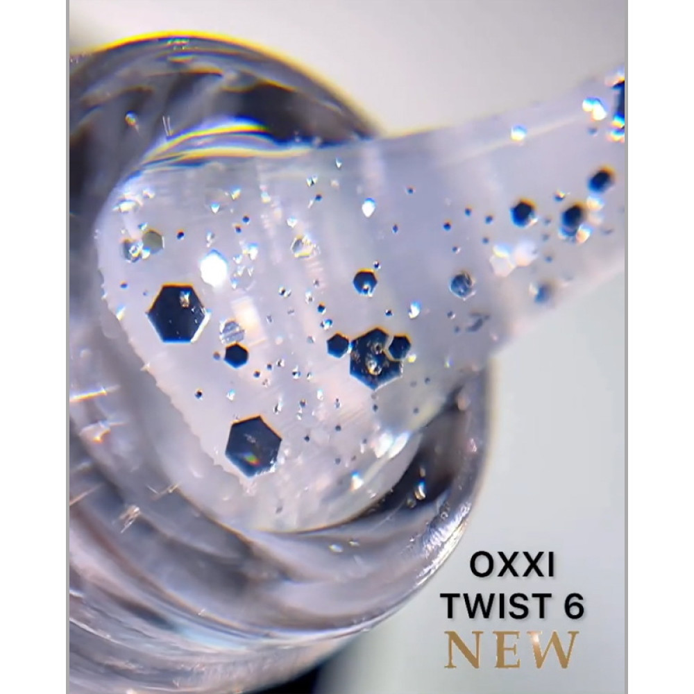 Топ для гель-лака без липкого слоя Oxxi Professional Twist Top 006. 10 мл