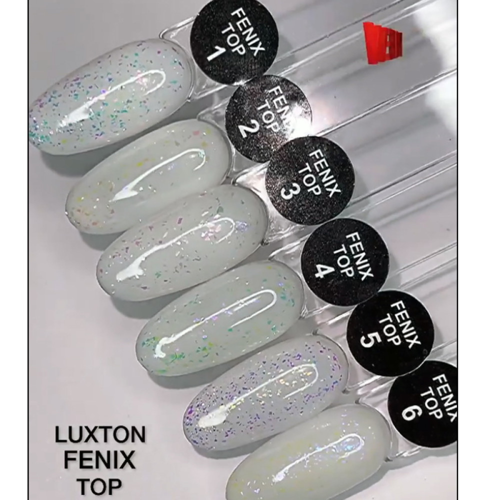 Топ для гель-лака без липкого слоя LUXTON Fenix Top 02. светоотражающий. 10 мл