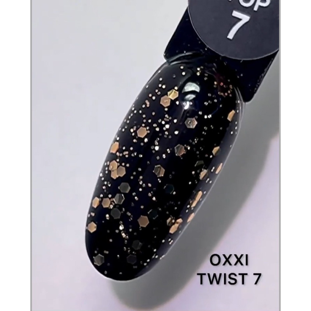 Топ для гель-лака без липкого слоя Oxxi Professional Twist Top 007. 10 мл