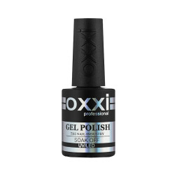 Топ для гель-лаку без липкого шару Oxxi Professional No Wipe Top Coat Crystal No UV. 10 мл