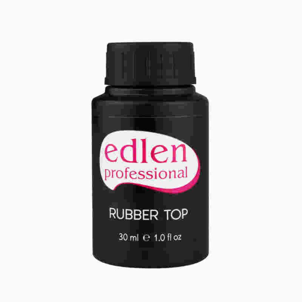 Топ каучуковий для гель-лаку Edlen Professional Rubber Top. 30 мл