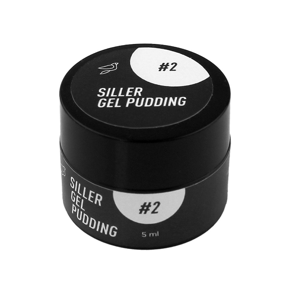 Твердый гель-лак Siller Professional Gel Pudding 002 White. белый. 5 мг