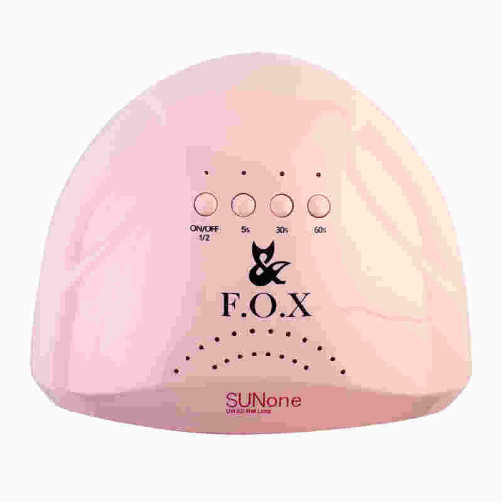 УФ LED-лампа F.O.X SUN 1, 48 Вт, таймер 5,30,60 сек, цвет розовый