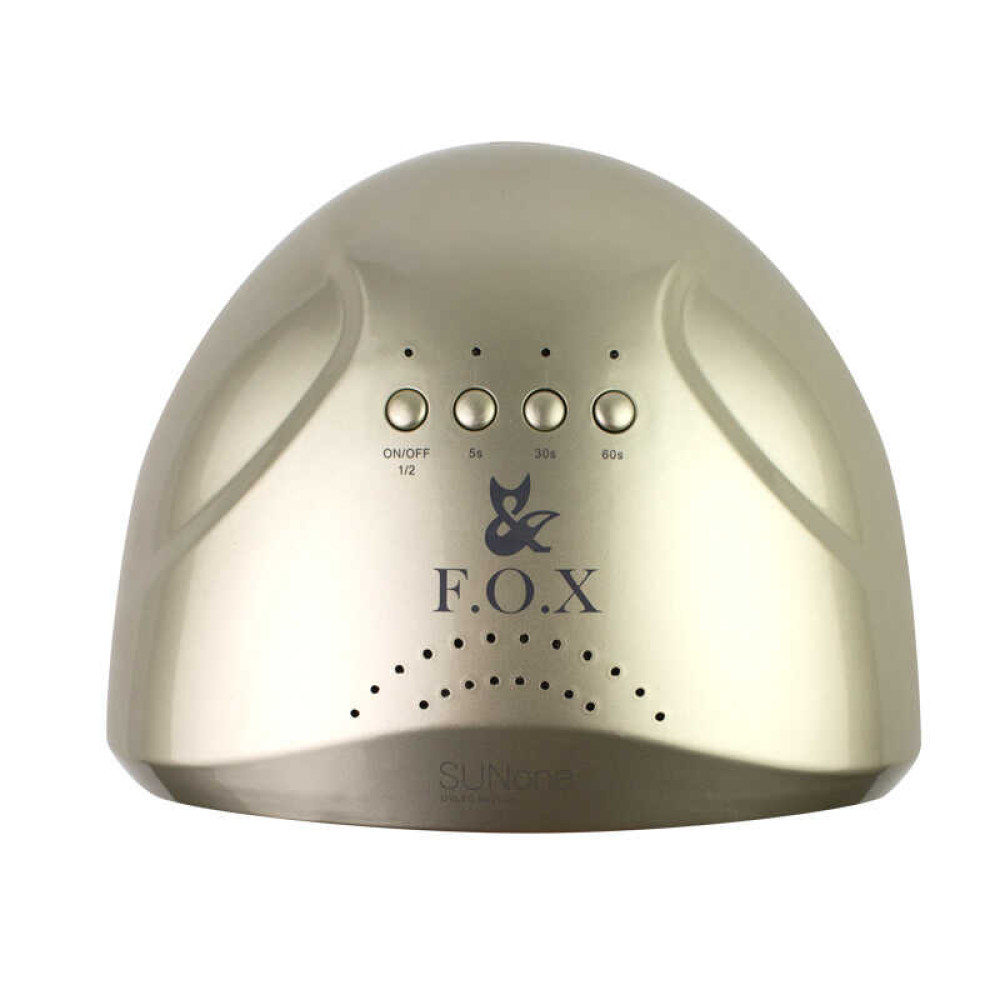УФ LED-лампа F.O.X SUN 1, 48 Вт, таймер 5,30,60 сек, цвет золото