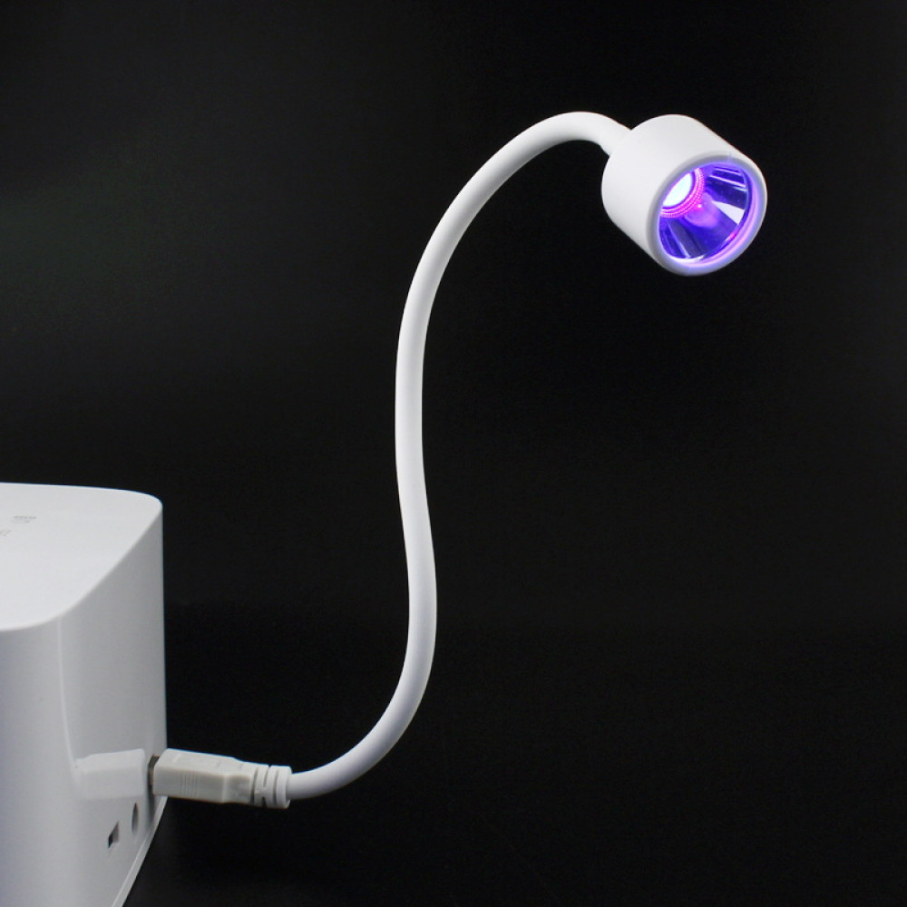 УФ LED лампа светодиодная XZM-4 5 Вт от USB. цвет белый