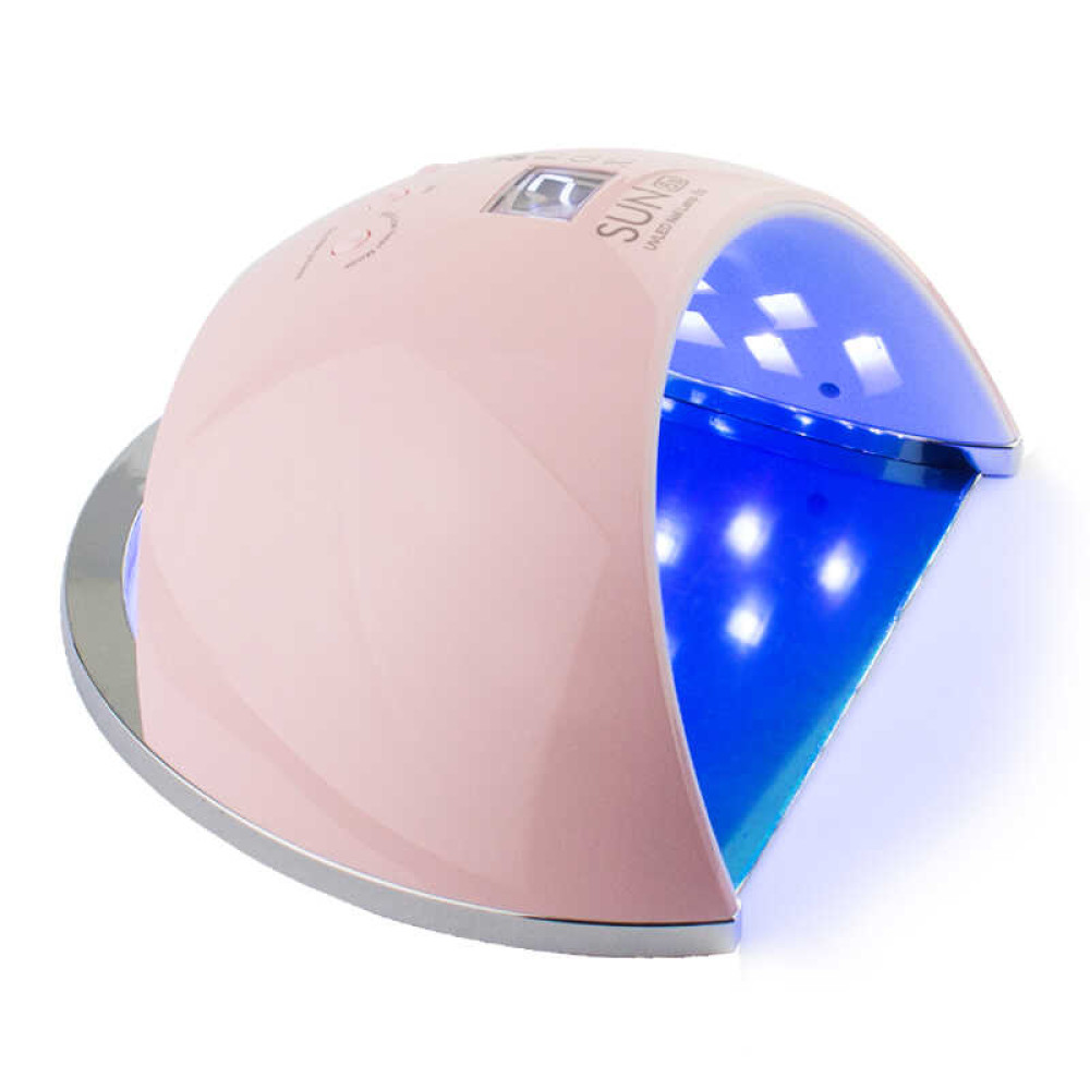 УФ LED-лампа F.O.X SUN 6, 48 Вт, таймер 30,60,99 сек, цвет розовый