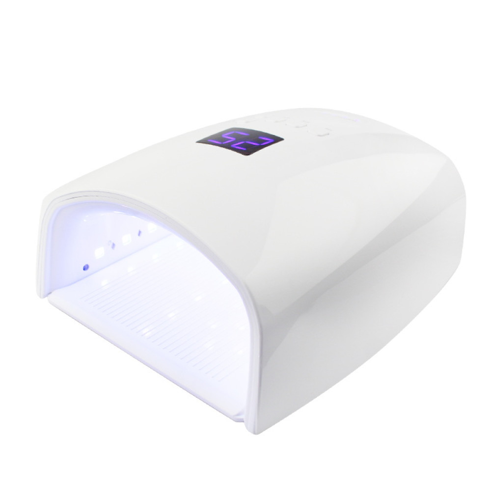 УФ LED лампа светодиодная Cordless S10 66 Вт с аккумулятором, таймер 10, 30, 60, 99 сек, цвет белый