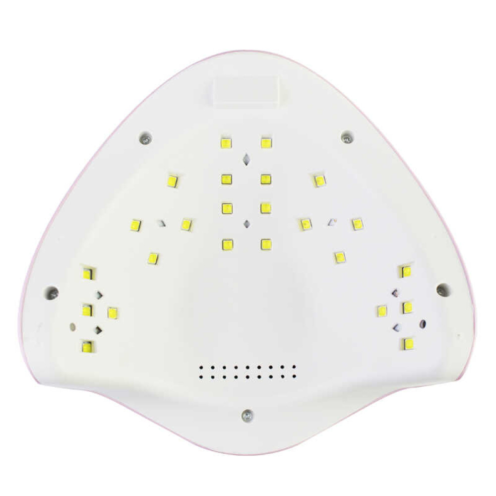 УФ LED лампа світлодіодна Starlet Professional Sun 5 48 Вт, таймер 10, 30, 60 і 99 с, колір рожевий