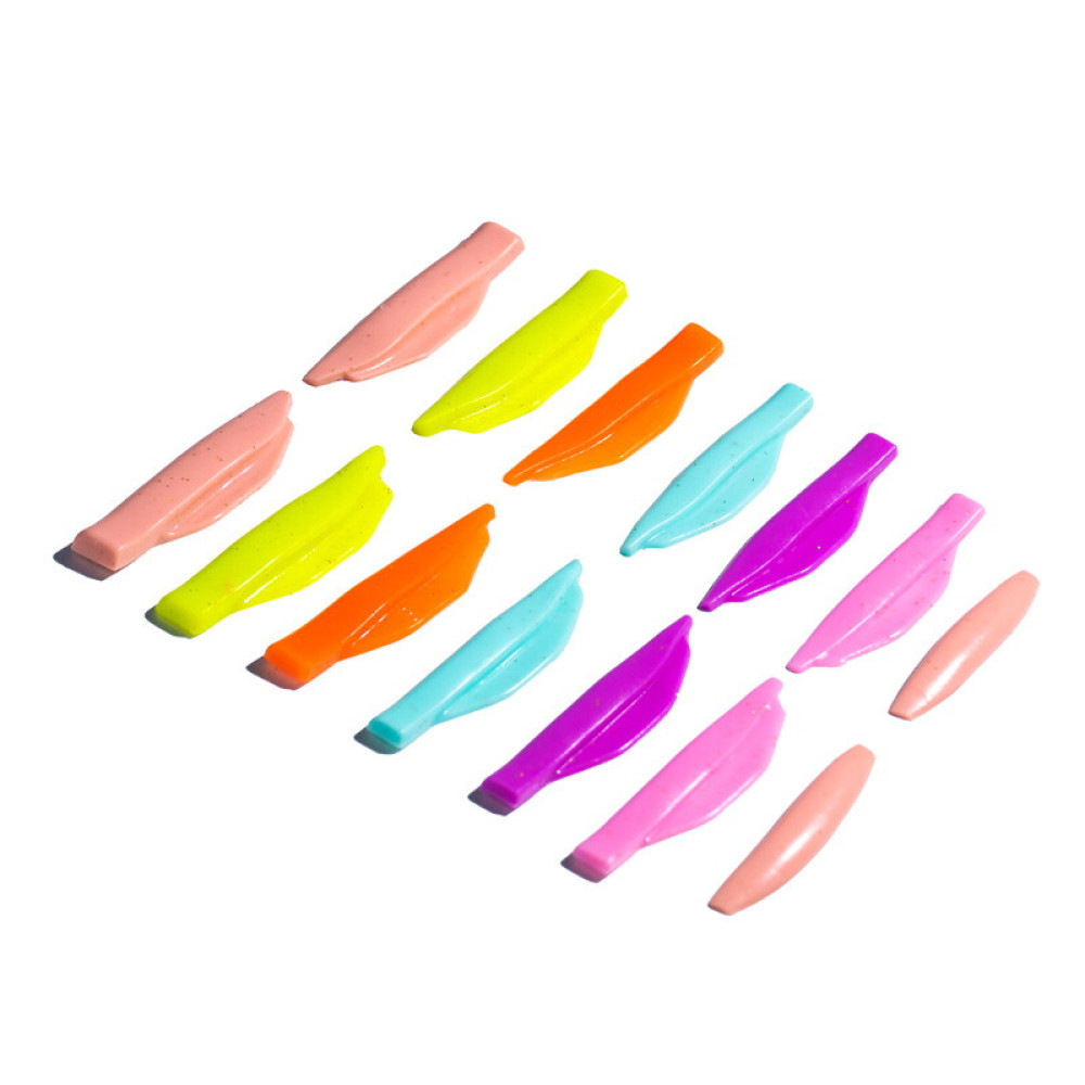 Валики силиконовые для ламинирования ресниц ZOLA Rainbow L-Curl (2S, 2.5M, 3L, 4XL, 4.5XLL)