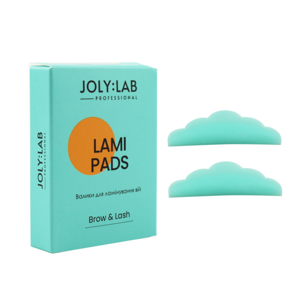 Валики силіконові для ламінування вій Joly:Lab Lami Pads M. 1 пара