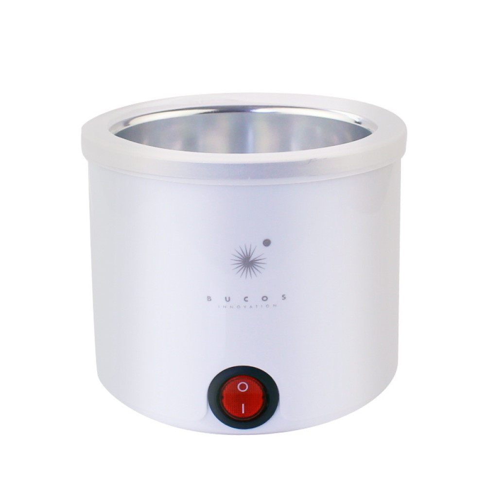 Воскоплав баночный Bucos Wax Boiling Bowl CP-200. чаша 200 мл. цвет белый