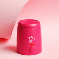 Воскоплав баночний ZOLA Brow Wax Complete System, чаша 200 мл, колір рожевий