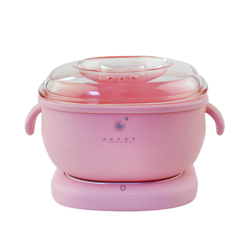Воскоплав Bucos Wax Boiling Bowl SL-400, силиконовая чаша 400 мл, цвет розовый