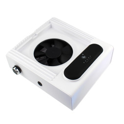 Вытяжка для маникюра Bucos Cyclone V1 с НЕРА-фильтром 100 Вт. 22.5х21х7 см. цвет белый