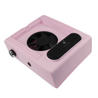 Вытяжка для маникюра Bucos Cyclone V1 с НЕРА-фильтром 100 Вт, 22,5х21х7 см, цвет розовый
