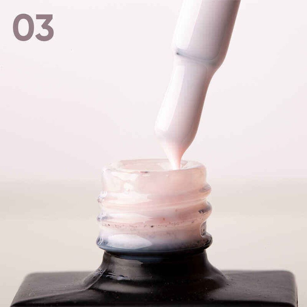 Жидкий гель Jerden Proff Liquid Gel для укрепления и моделирования 03 светлый молочно-розовый. 10 мл