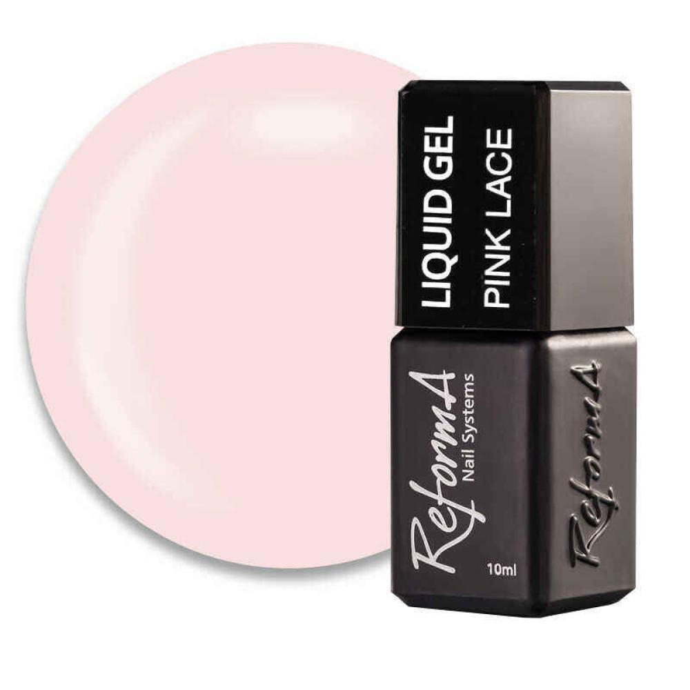 Рідкий гель ReformA Liquid Gel 942301 Pink Lace блідо-рожевий 10 мл