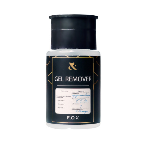 Жидкость для снятия гель-лака F.O.X Gel Remover, 80 мл, фото 1, 125 грн.