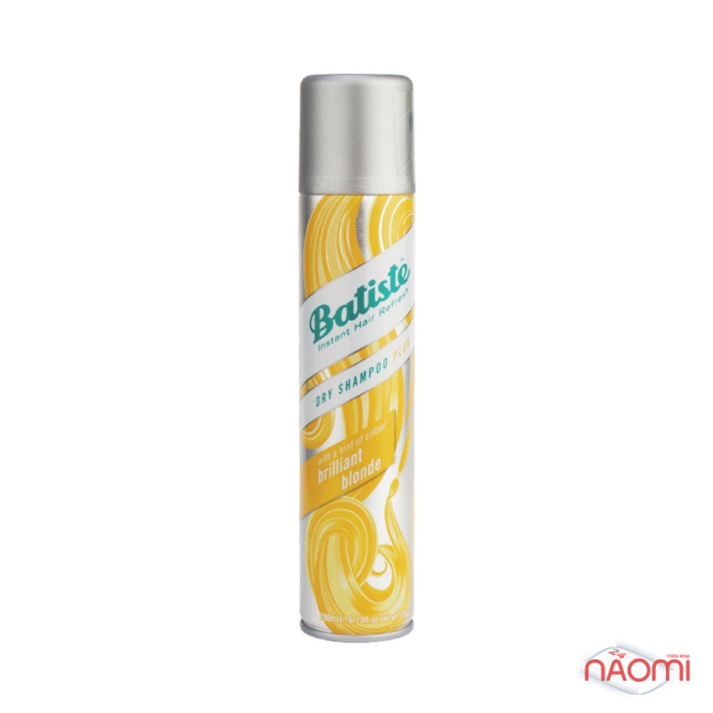 Сухой шампунь для волос - Batiste Dry Shampoo, Brilliant Blond a Hint of Colour, 200 мл