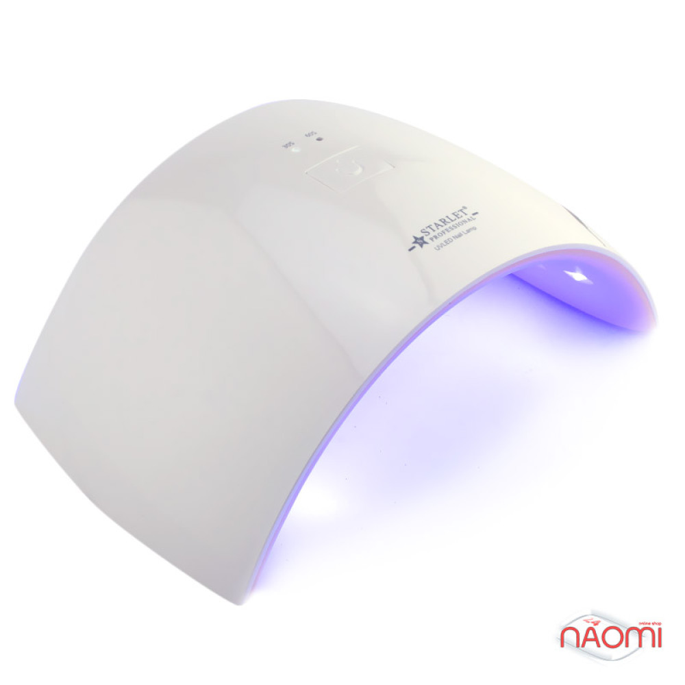 УФ LED лампа світлодіодна Starlet Professional Sun 9c 24 Вт, 30 і 60 с, колір білий