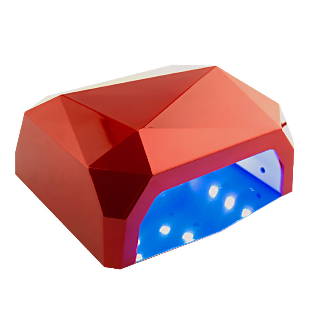 УФ LED лампа светодиодная сенсорная Sun 36 Вт, таймер 10, 30 и 60 сек, цвет золото