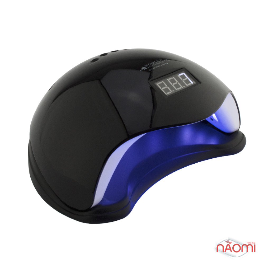 УФ LED лампа світлодіодна Starlet Professional 48 Вт, таймер 10, 30, 60 і 99 с, колір чорний
