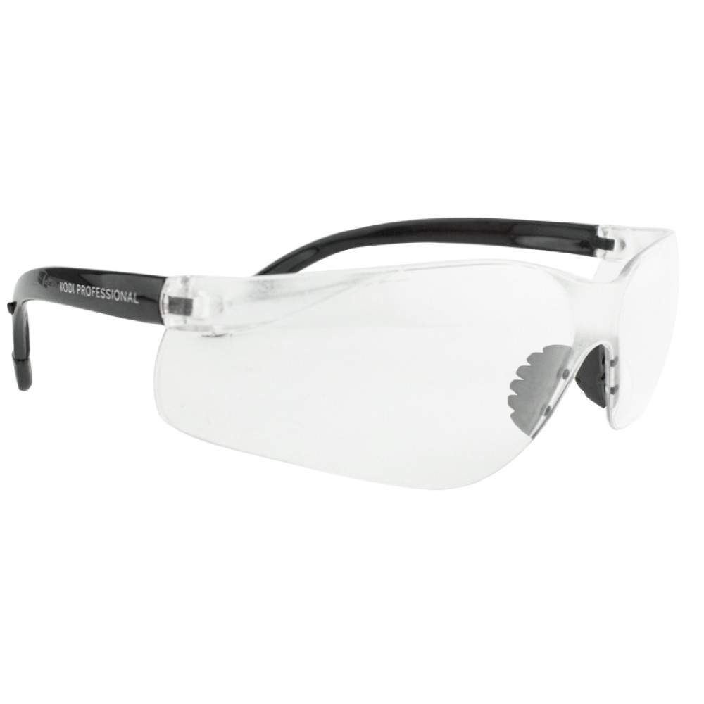 Защитные очки для мастера маникюра и педикюра Kodi Professional. черные